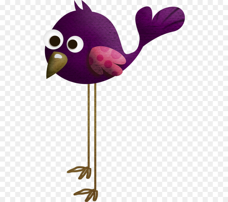 Oiseau Rose，Dessin Animé PNG