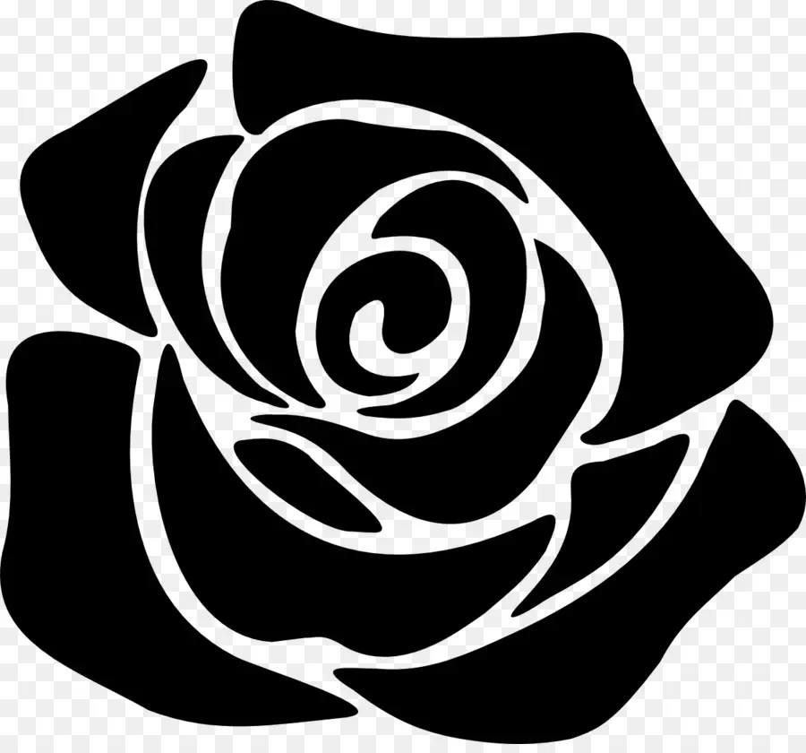 Silhouette，Rose PNG