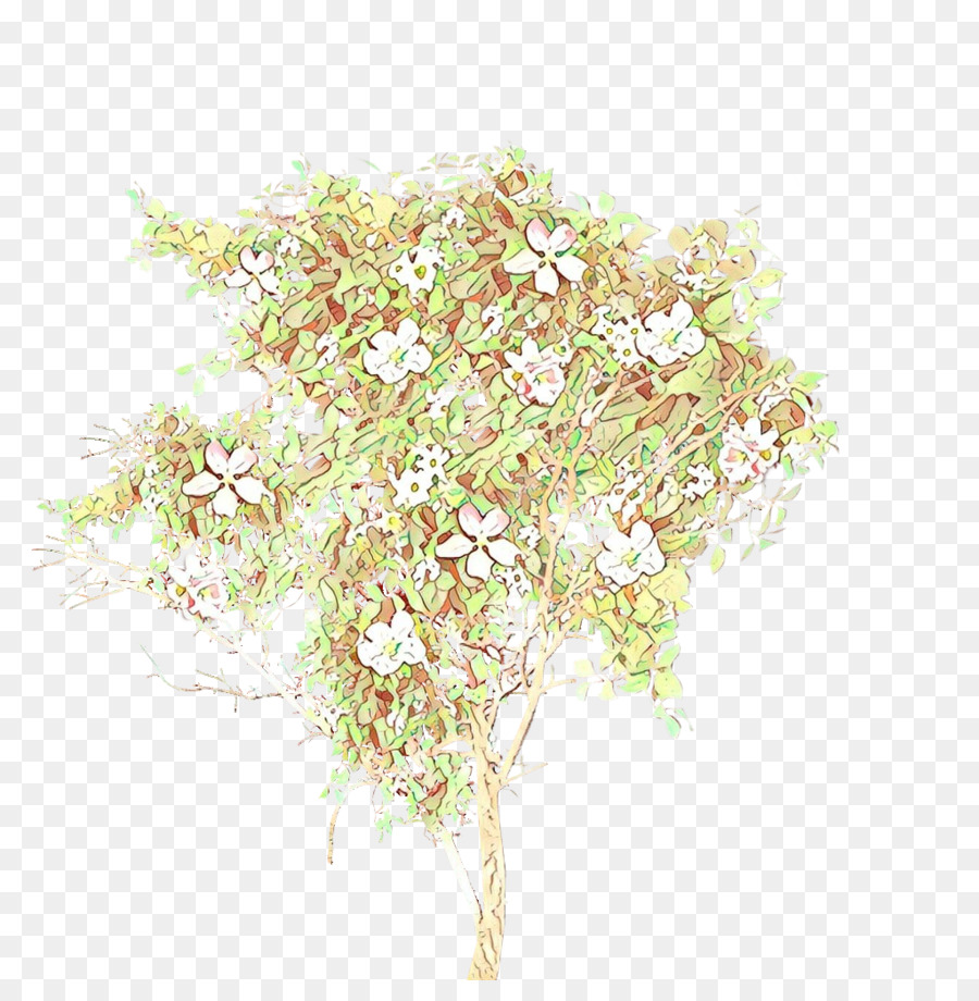 Arbuste，Fleur PNG