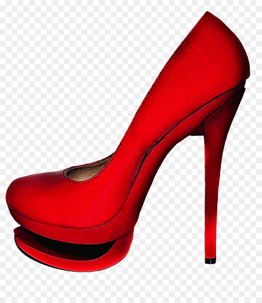 Talon Haut Rouge，Chaussure PNG