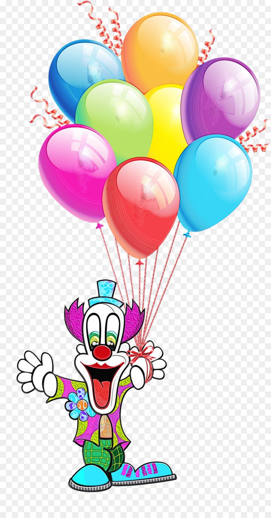 Clown Avec Des Ballons，Cirque PNG