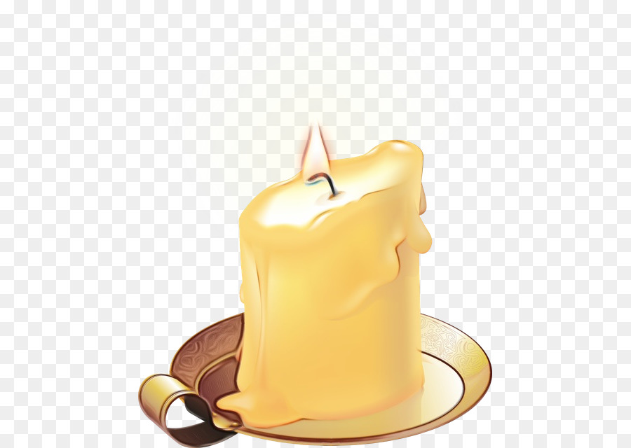 Bougie Jaune，Flamme PNG