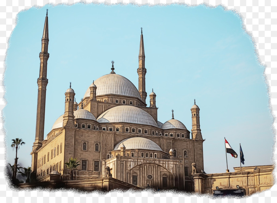 Mosquée De Muhammad Ali，Caire Islamique PNG