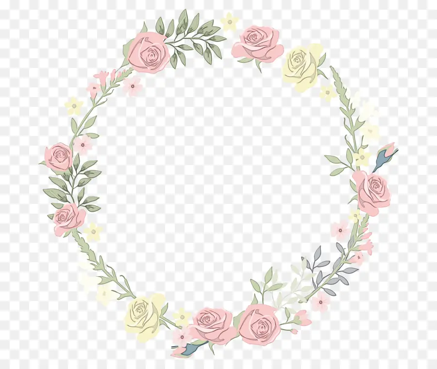 Cadre Floral，Fleurs PNG