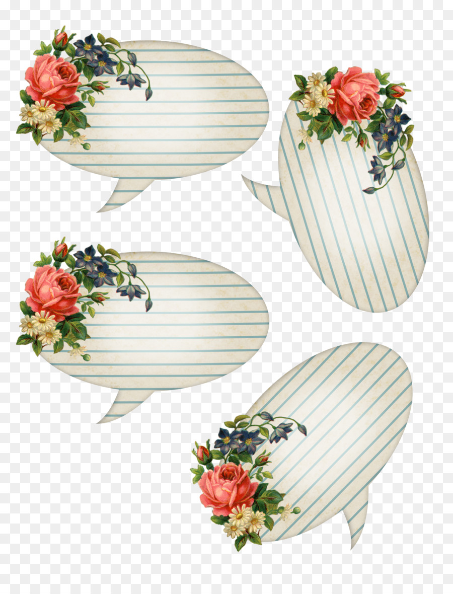 Bulle，Design Floral PNG