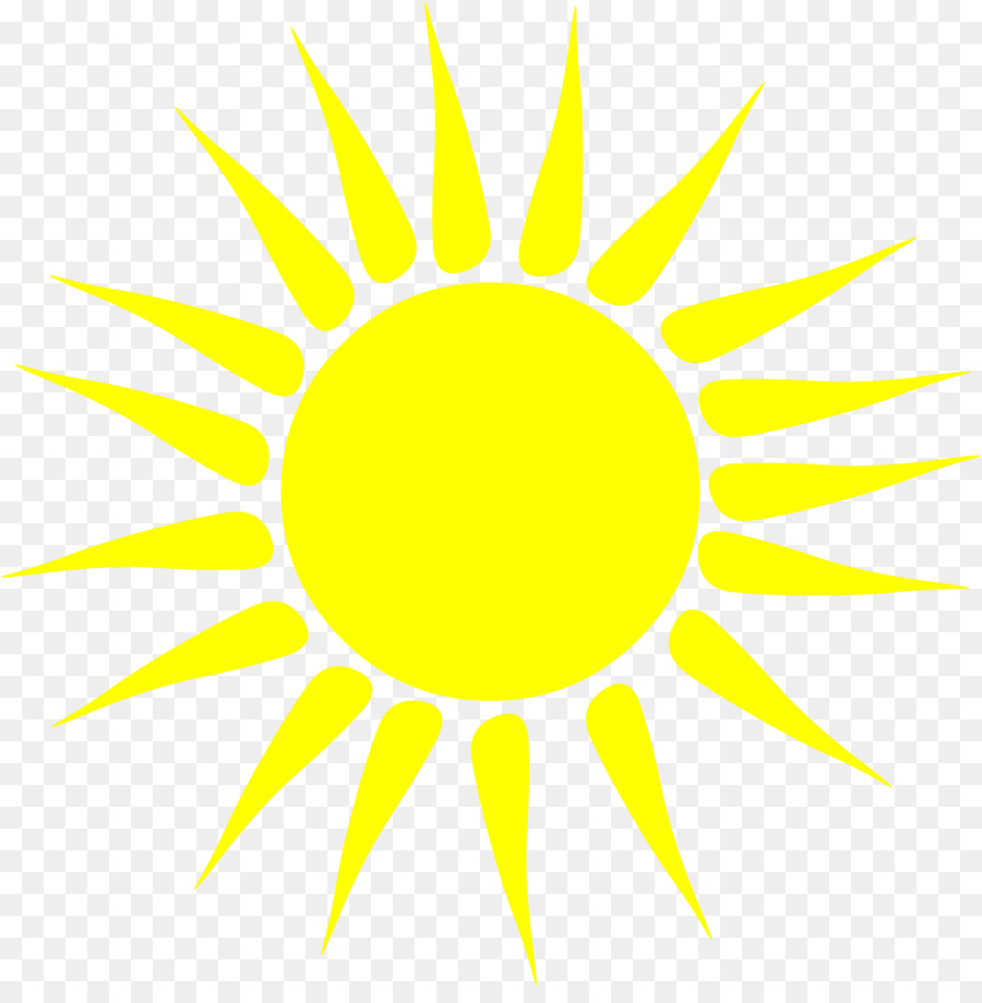 Soleil Jaune，Brillant PNG