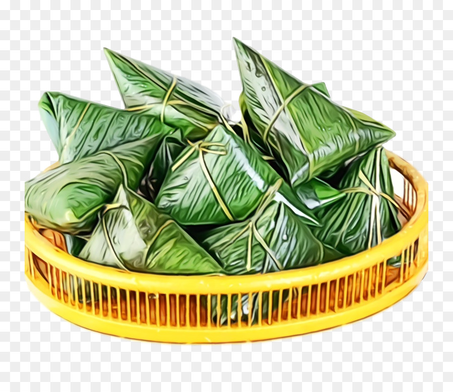 Nourriture Enveloppée De Feuilles，Panier PNG