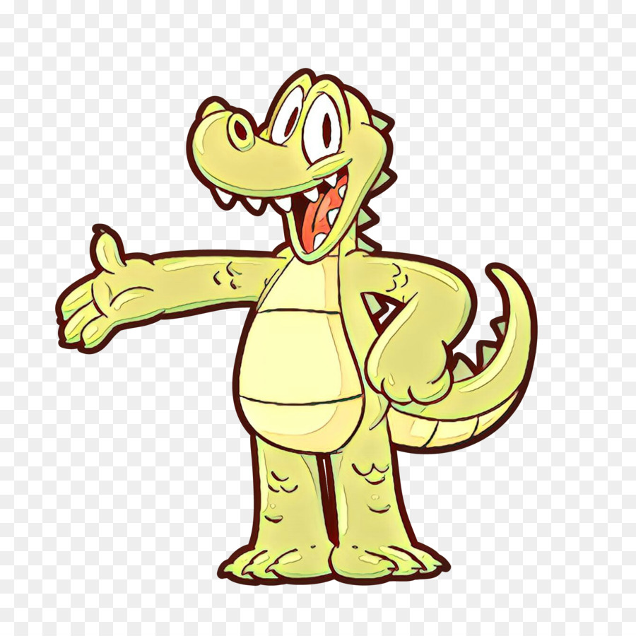 Dinosaure De Dessin Animé，Rouge PNG