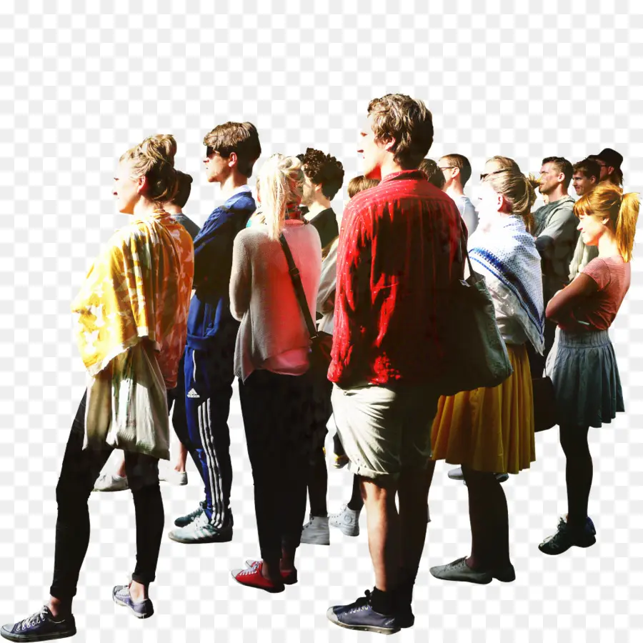 Groupe De Personnes，Foule PNG