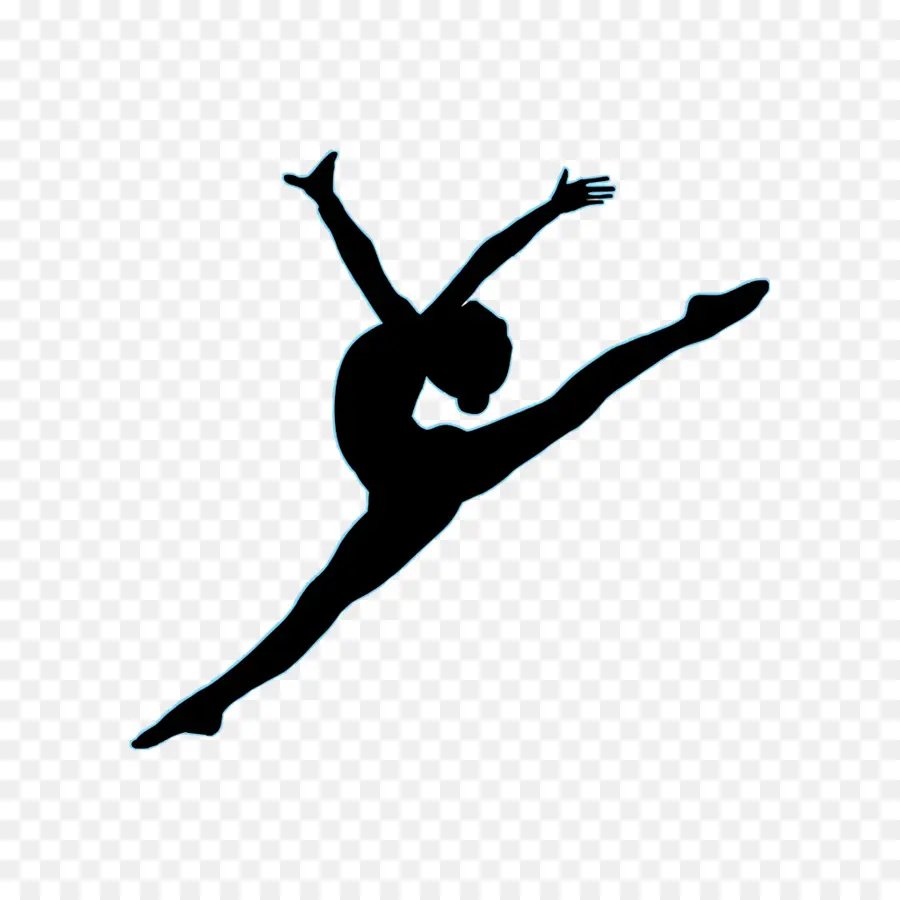 Silhouette，Gymnastique PNG