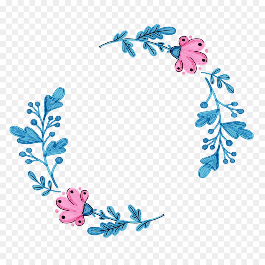 Couronne Florale，Cercle PNG