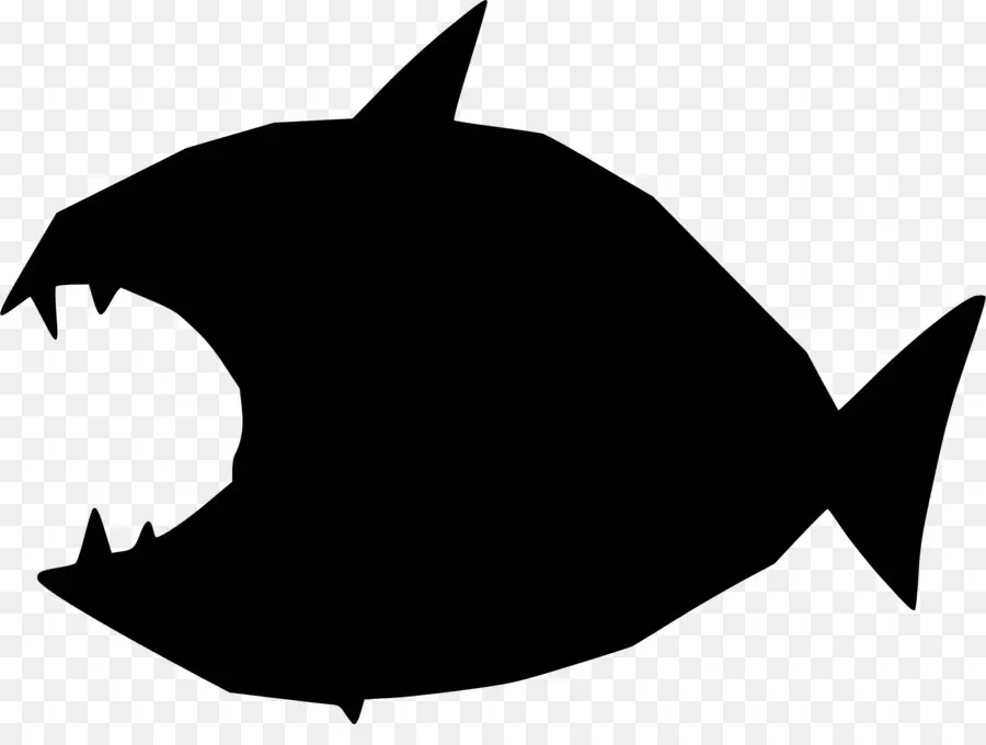 Silhouette De Poisson，Aquatique PNG