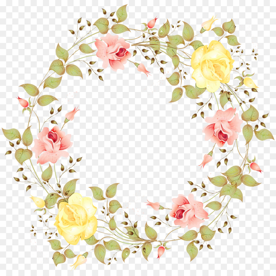 Couronne Florale Blanche，Fleurs PNG