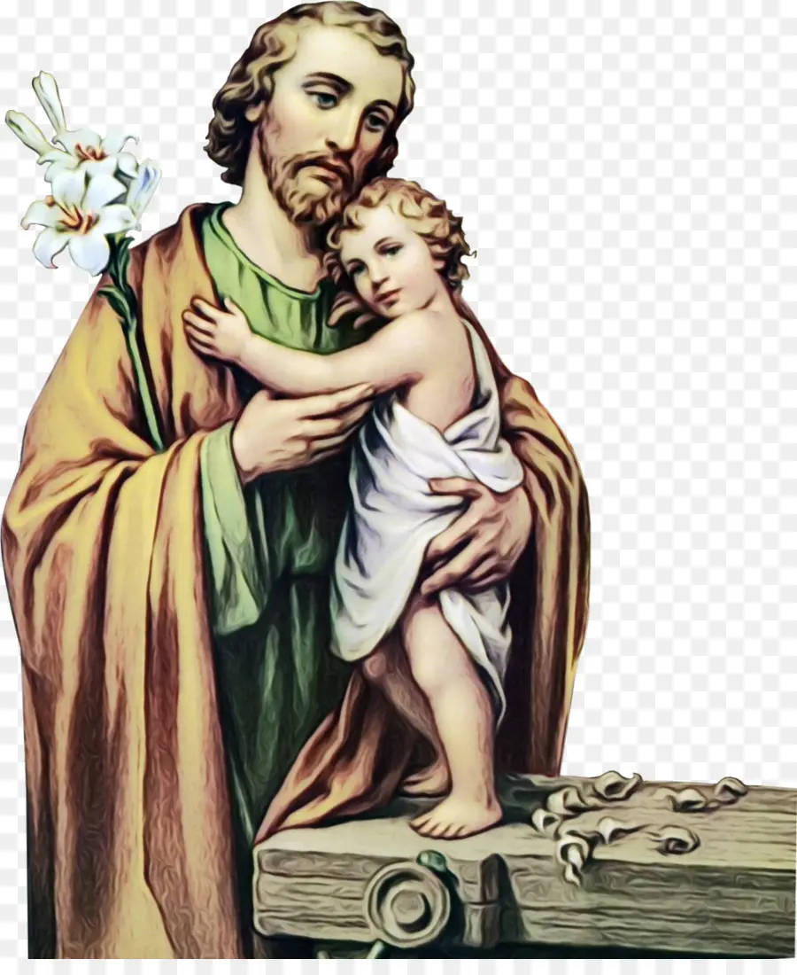 Saint Joseph，Le Christ Enfant PNG