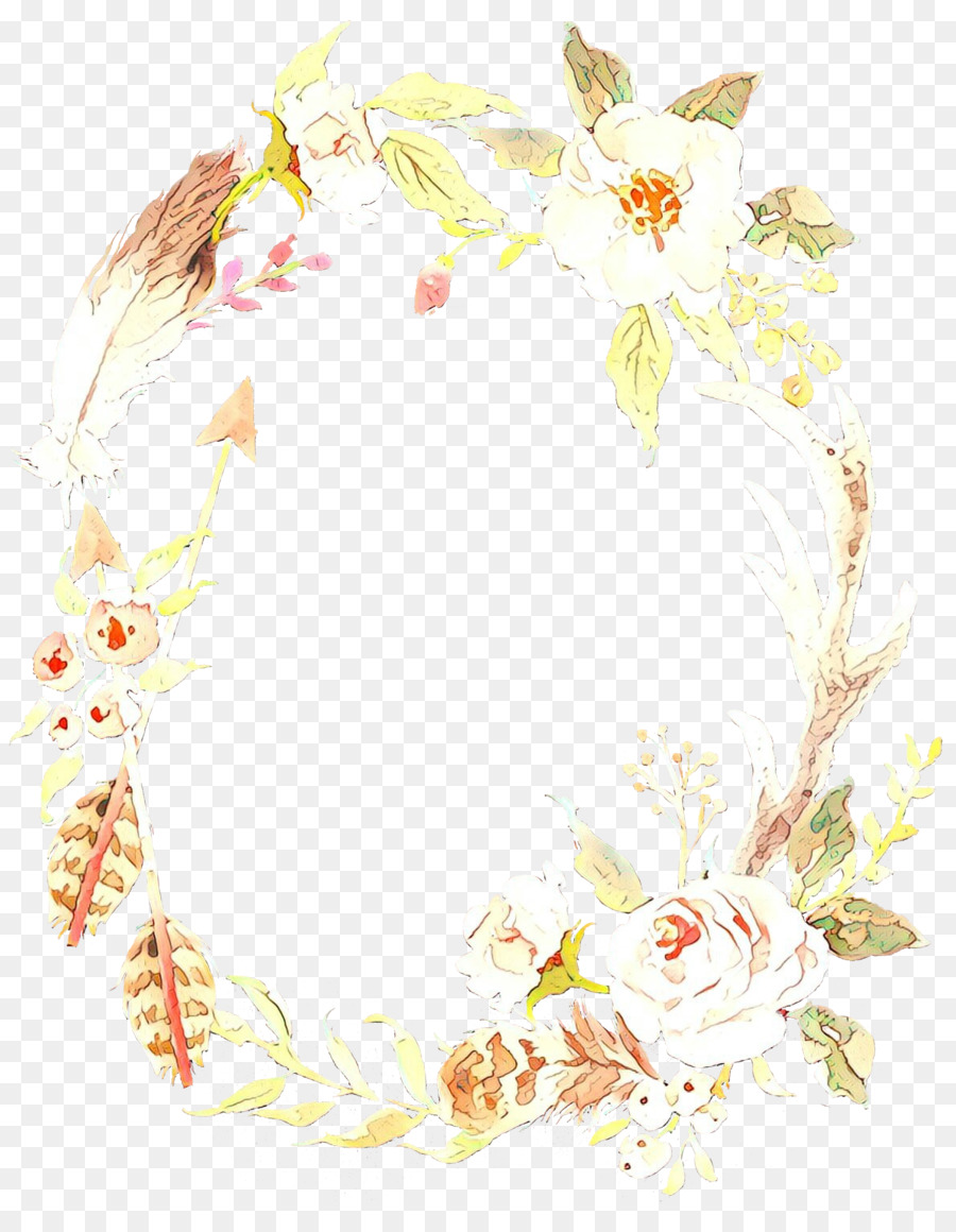Couronne，Design Floral PNG