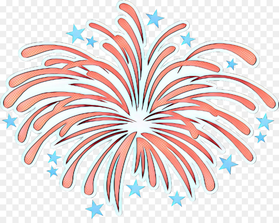 Feux D'artifice，Rouge PNG