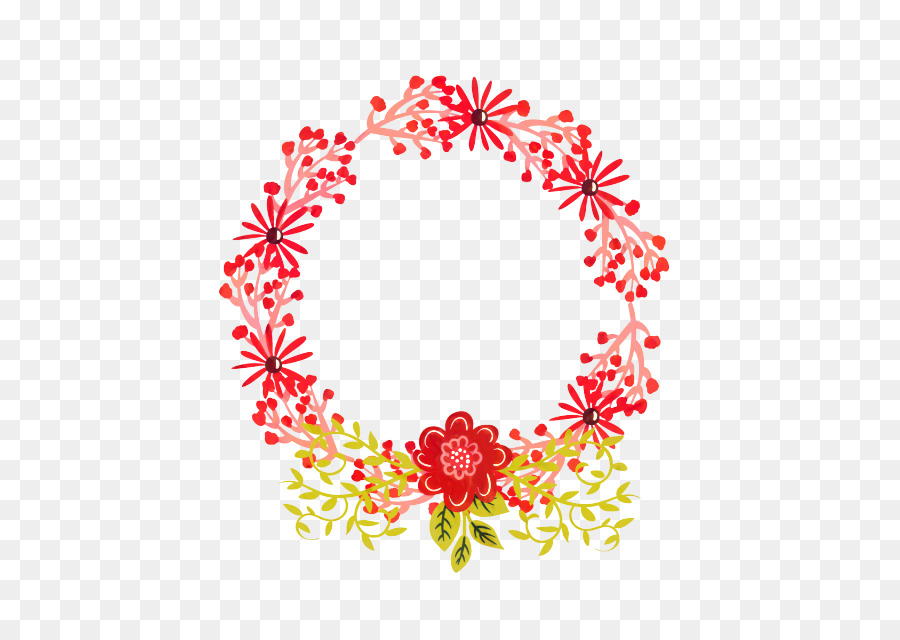 Couronne Florale，Fleurs PNG