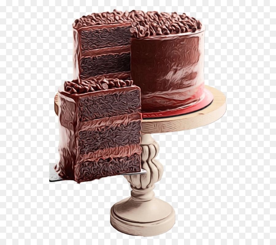 Gâteau Au Chocolat，Ganache PNG