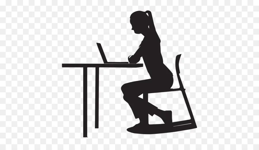 Silhouette，Bureau PNG