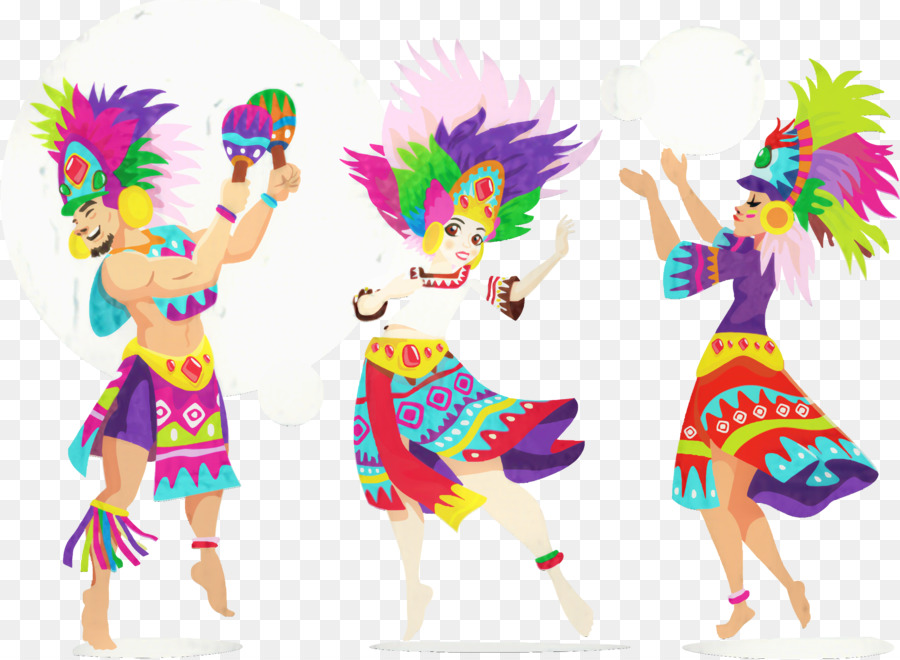 Danseurs，Déguisements Colorés PNG