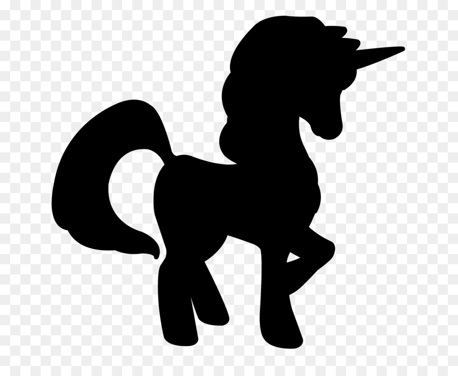 Poney，Silhouette PNG