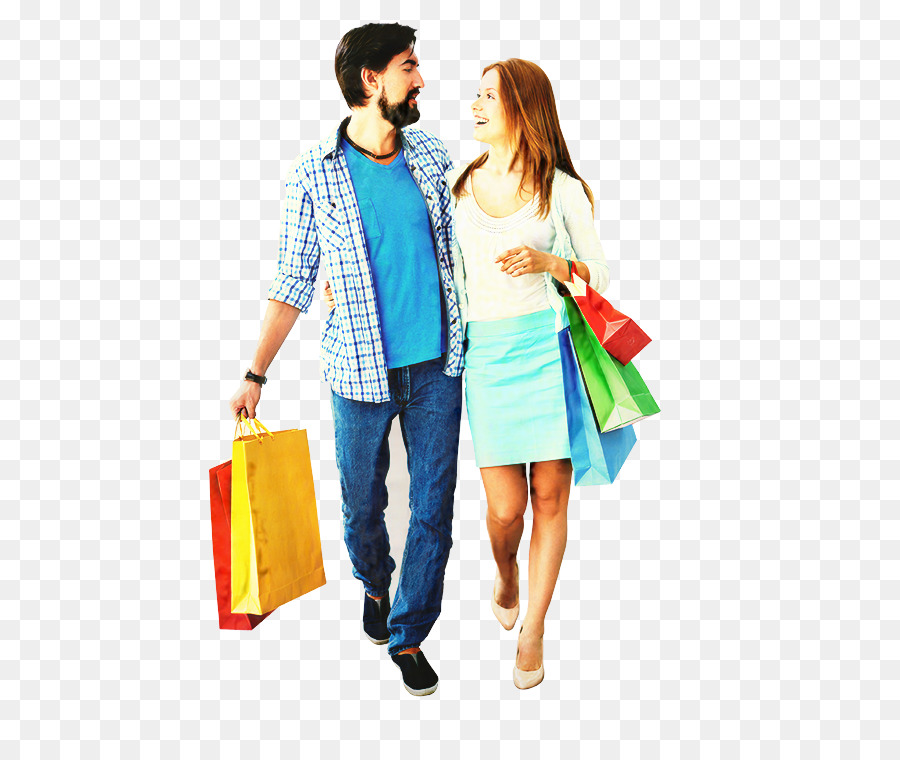 Shopping En Couple，Couple PNG