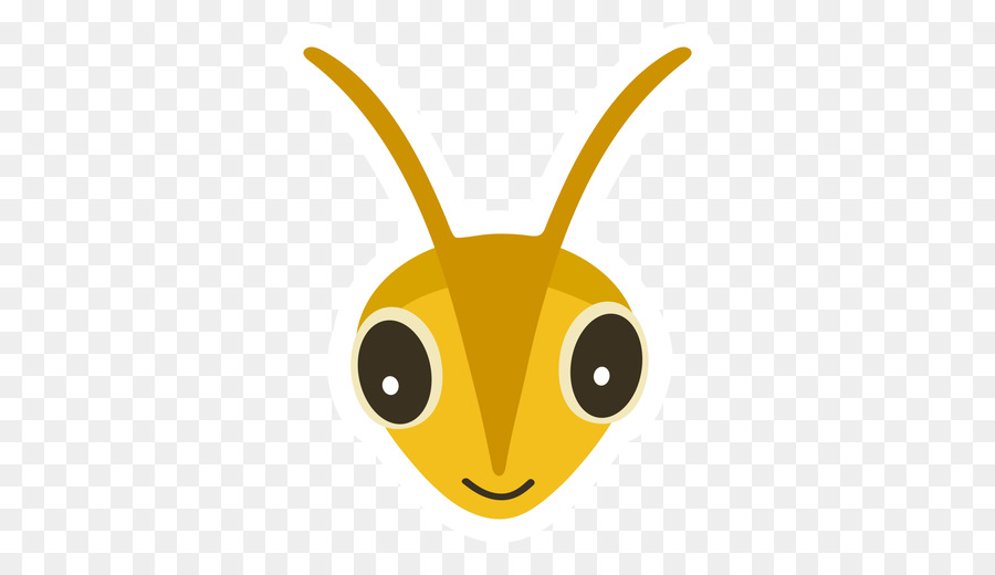 Insecte Jaune，Antennes PNG