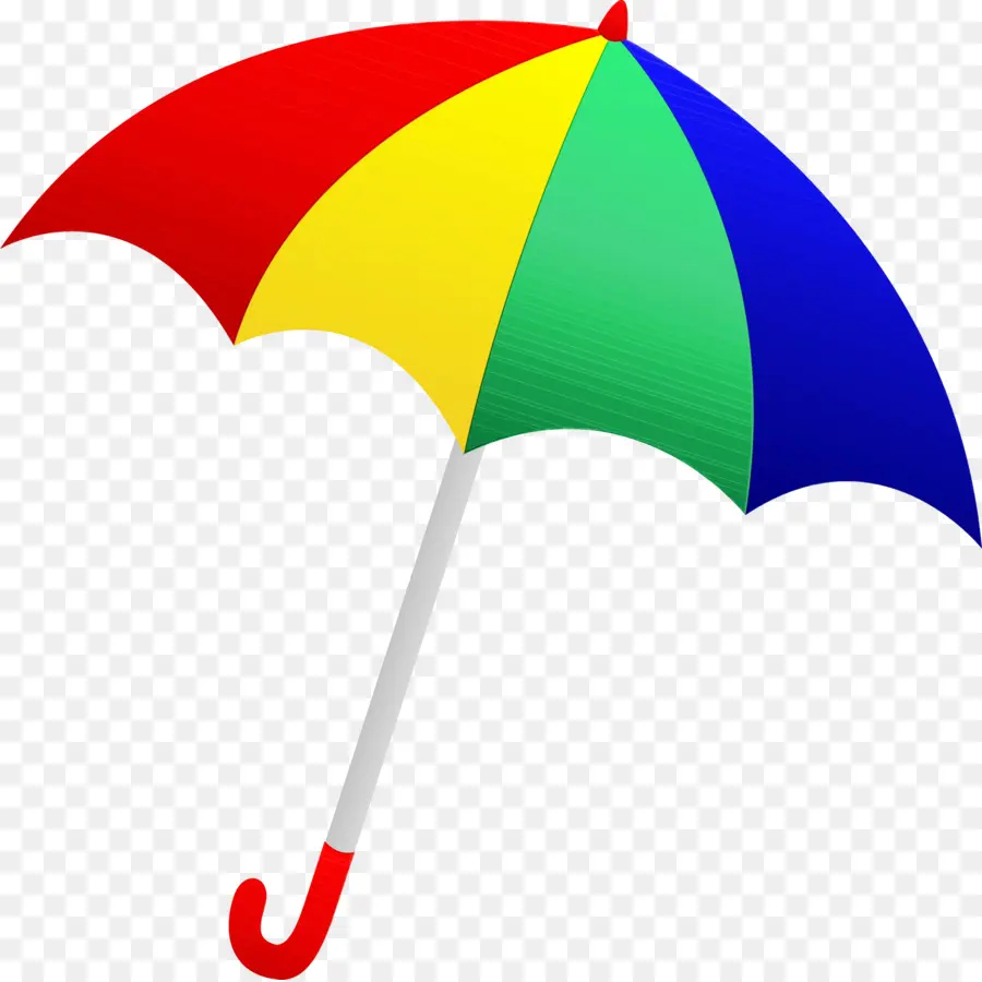 Parapluie Coloré，Pluie PNG