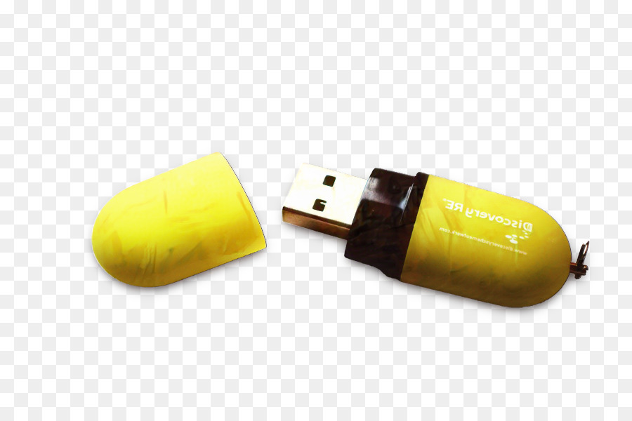 Les Lecteurs Flash Usb，Jaune PNG