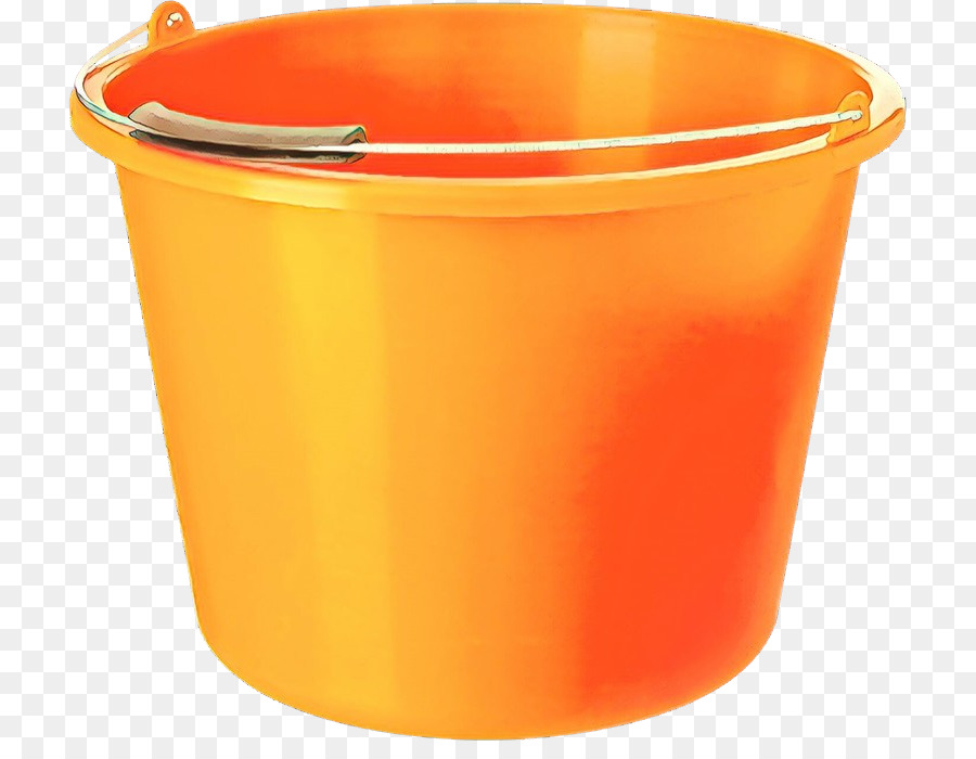 Seau Orange，Plastique PNG