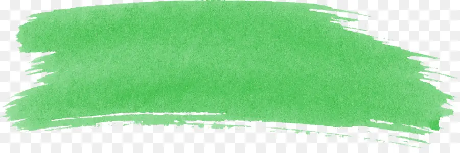 Coup De Pinceau Vert，Peinture PNG