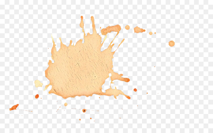 Éclaboussure Orange，Peinture PNG