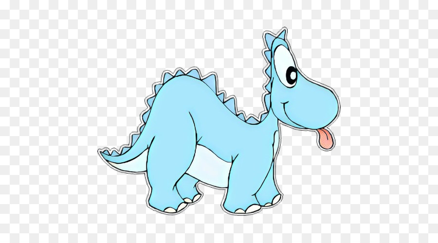 Dinosaure Bleu，Dessin Animé PNG