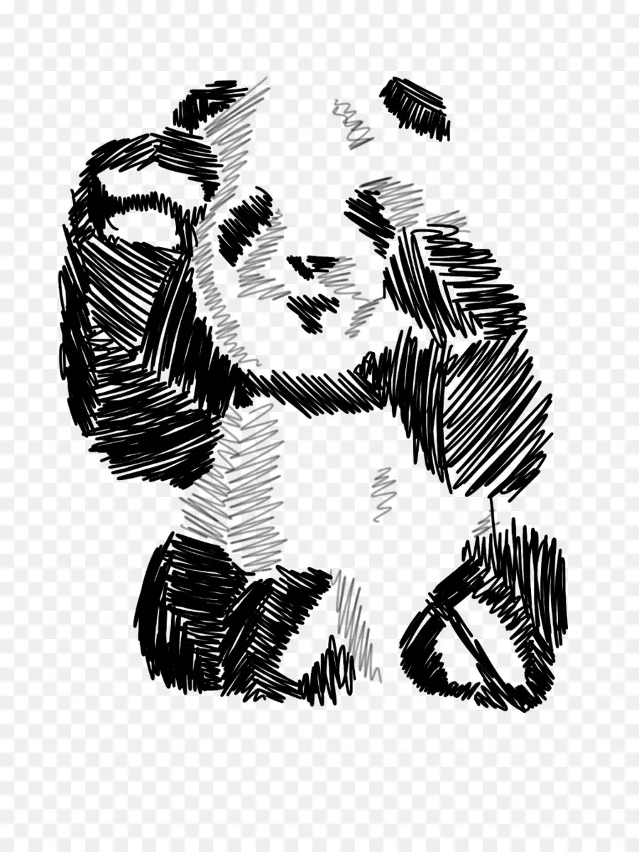 Dessin，Panda Géant PNG