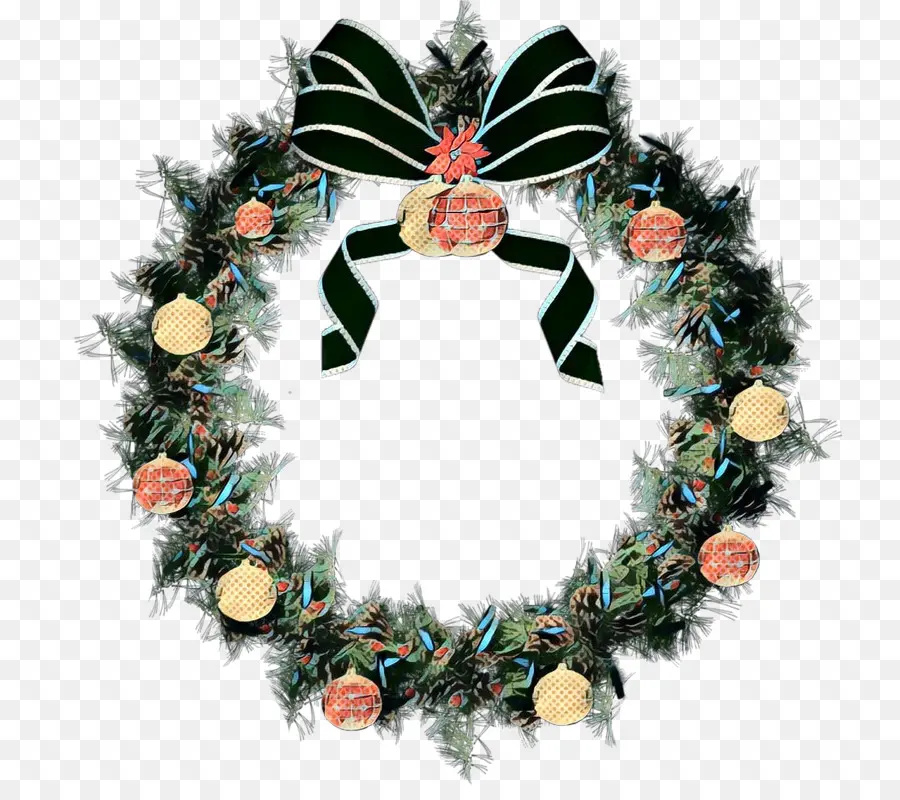 Couronne De Noël，Arc PNG