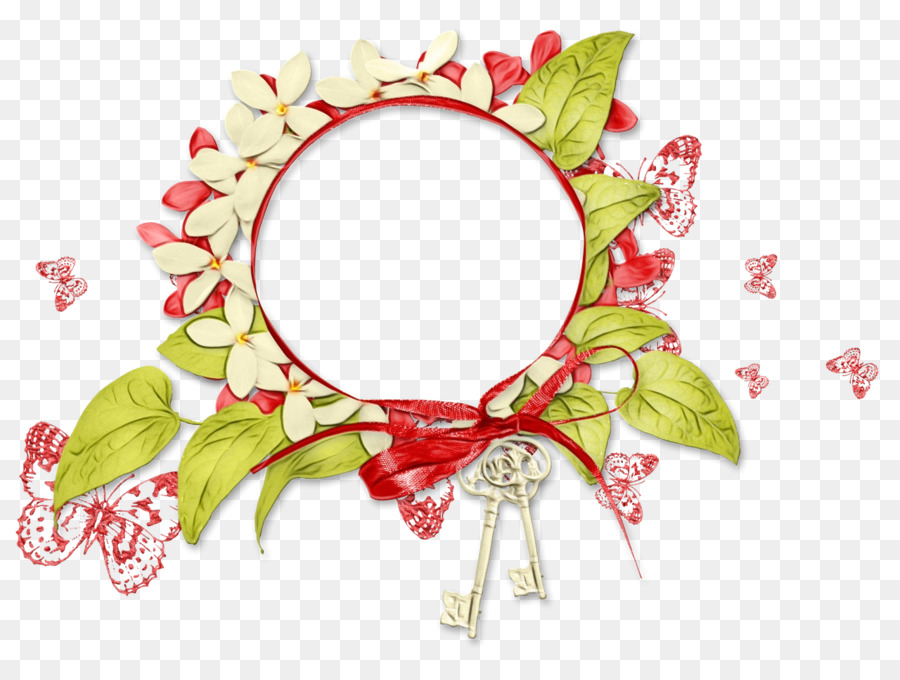 Cadre Décoratif，Fleurs PNG