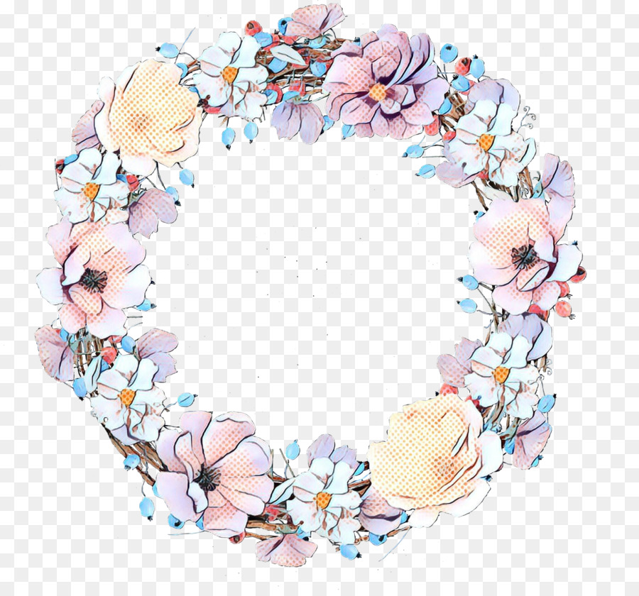 Couronne Florale，Fleurs PNG