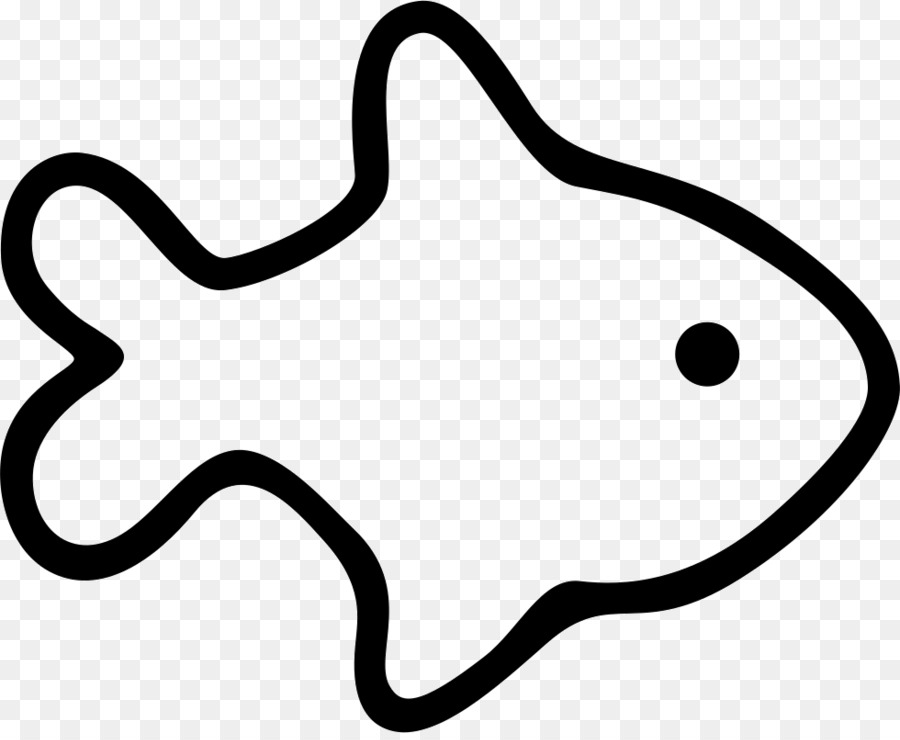 Icône De Poisson，Contour PNG