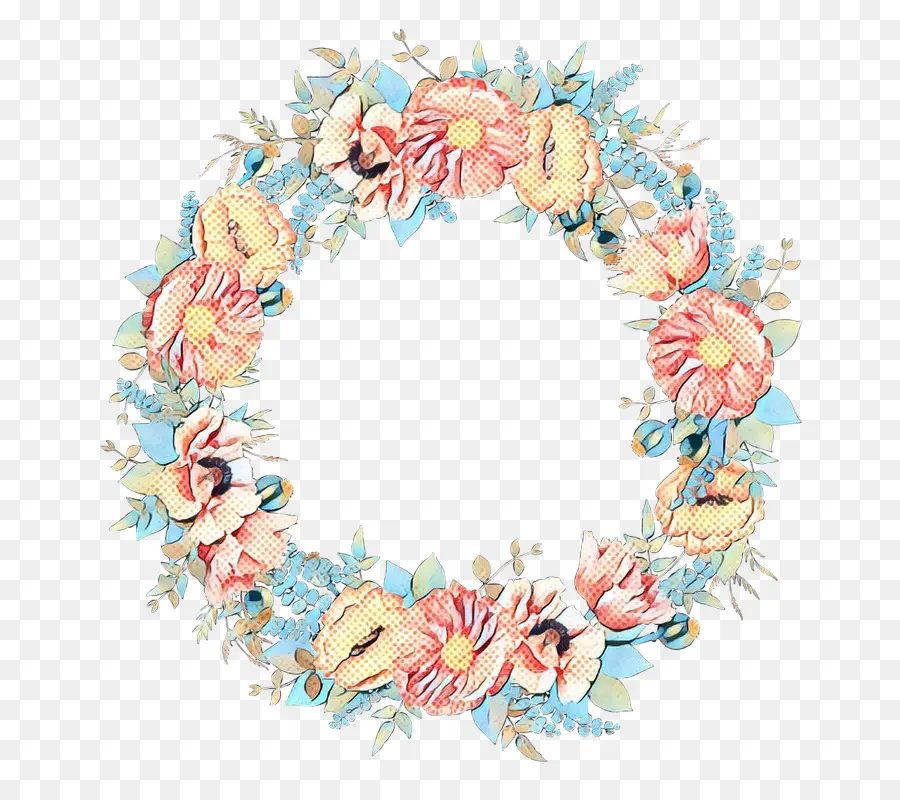 Couronne Florale，Fleurs PNG