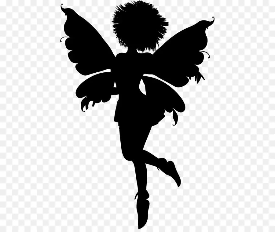 Fée Silhouette，Ailes PNG