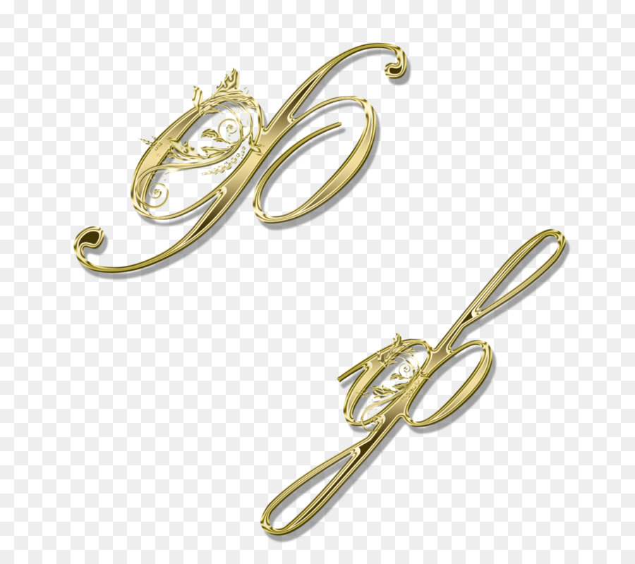 Boucle D'oreille，Alphabet PNG