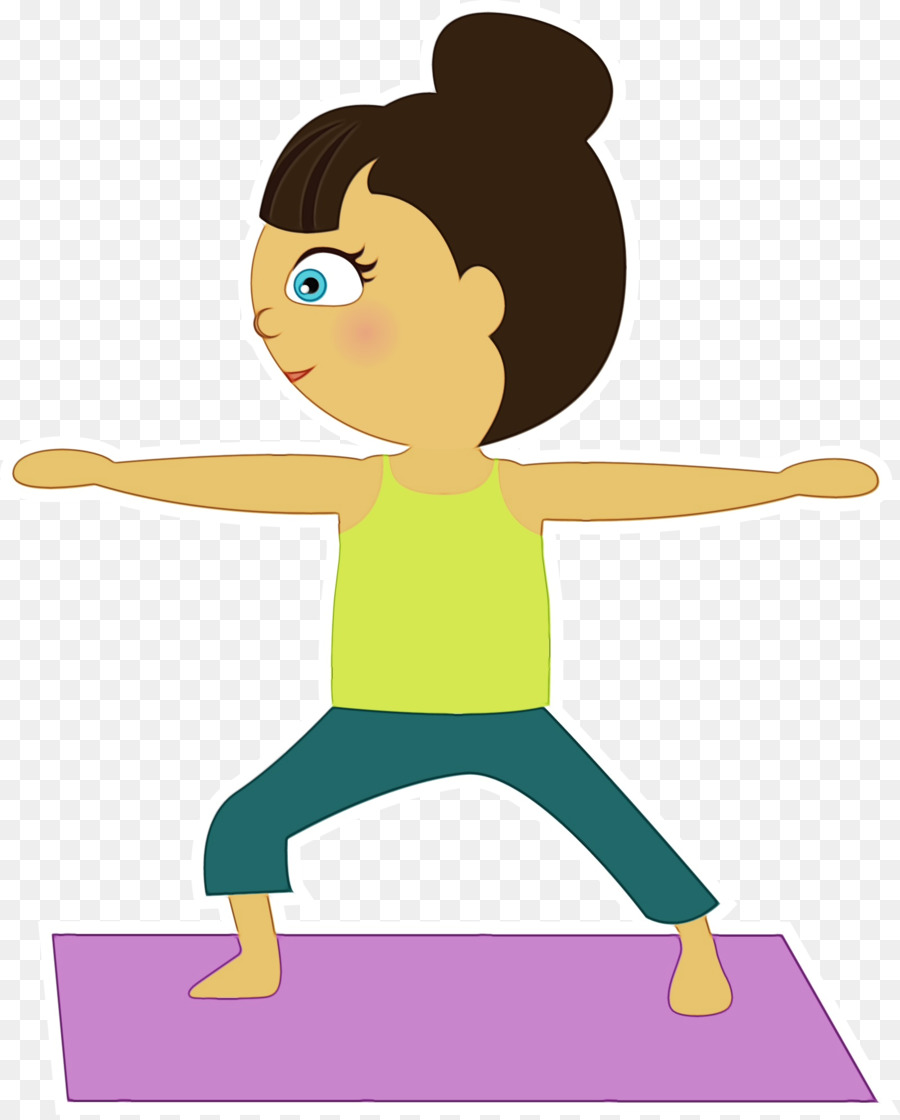 Fille De Yoga，Exercice PNG