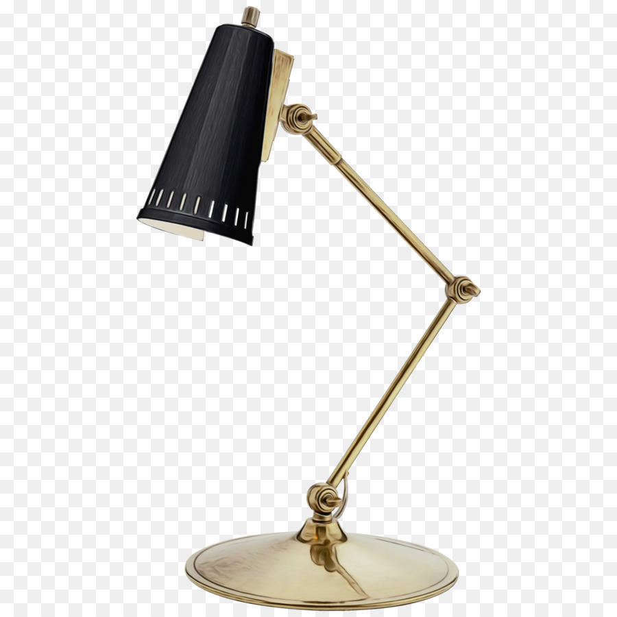 Lampe De Bureau Dorée，Lumière PNG