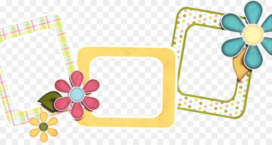 Cadres Décoratifs，Fleurs PNG