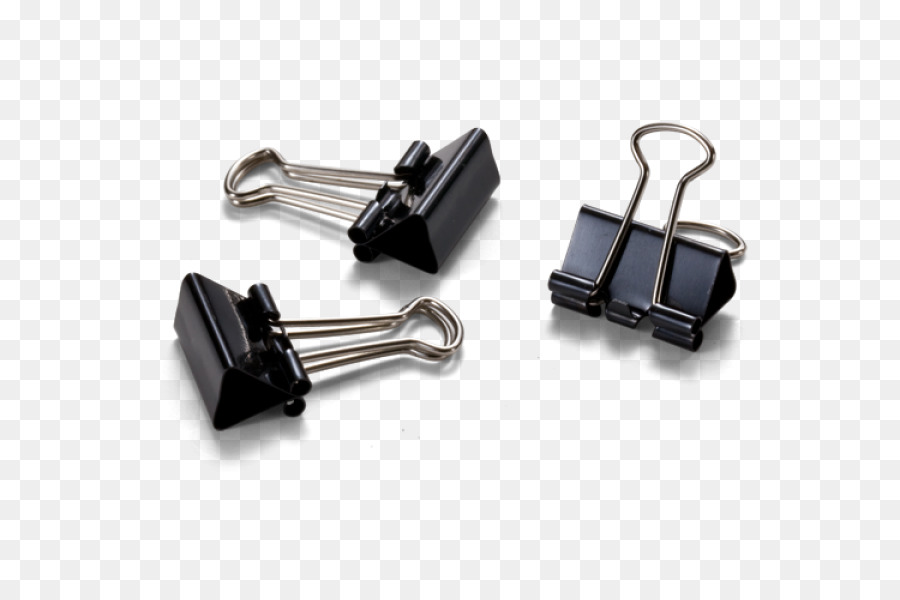 Clips De Reliure Noirs，Bureau PNG