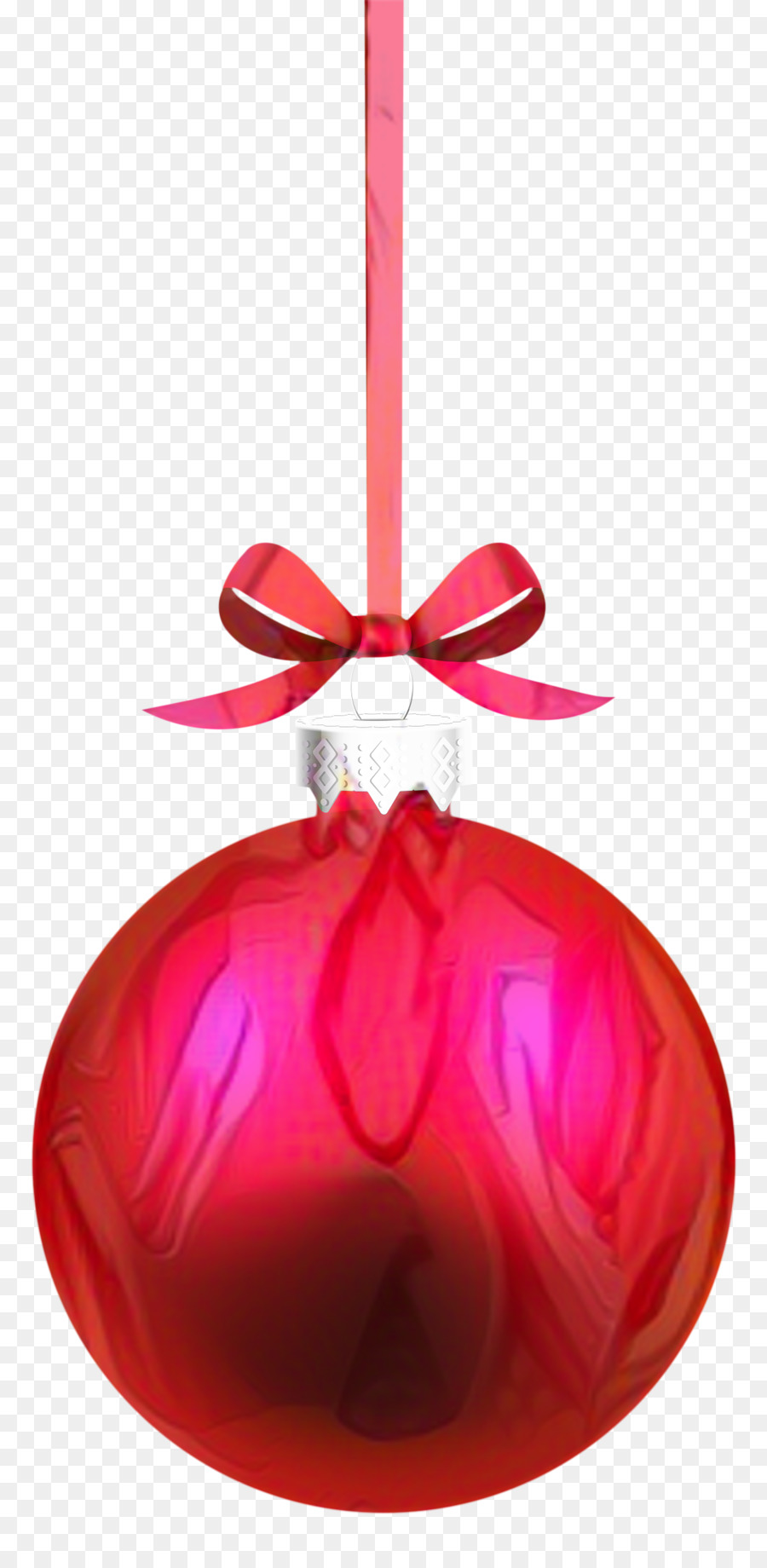 Ornement De Noël，Magenta PNG