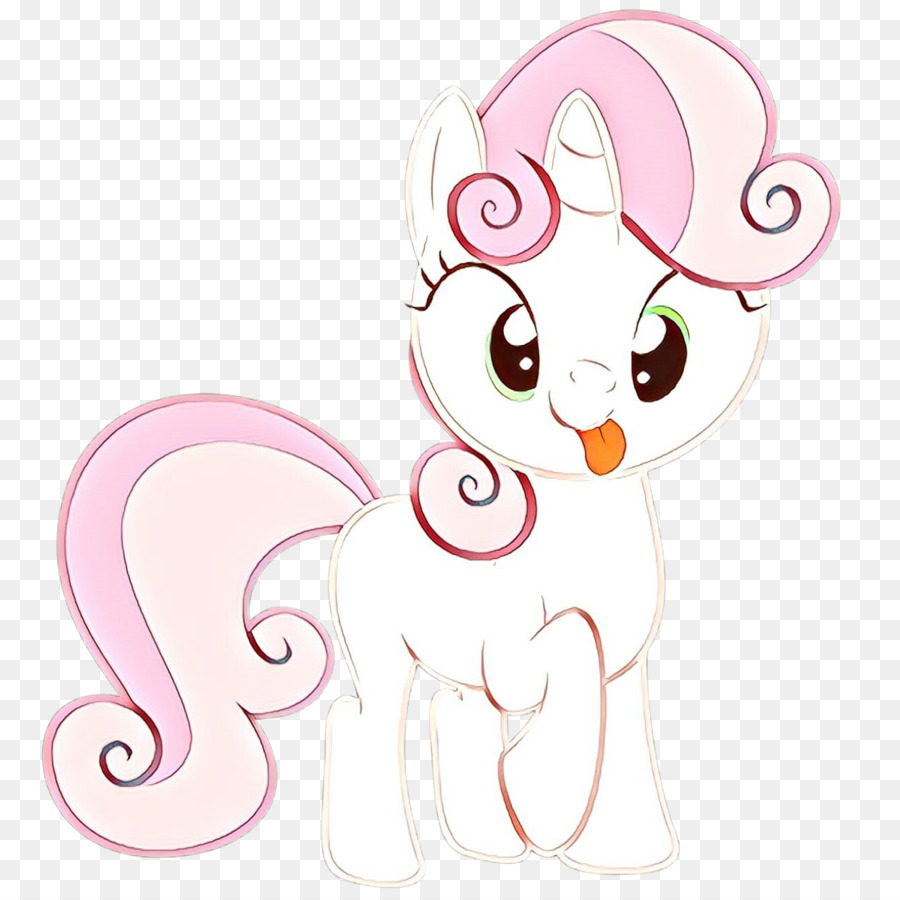 Poney Rose，Dessin Animé PNG