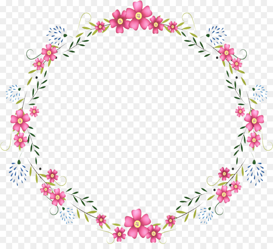 Couronne Florale，Fleurs PNG