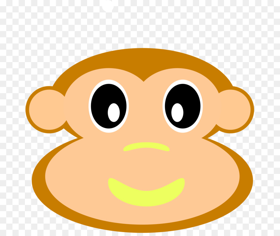 Visage De Singe，Dessin Animé PNG