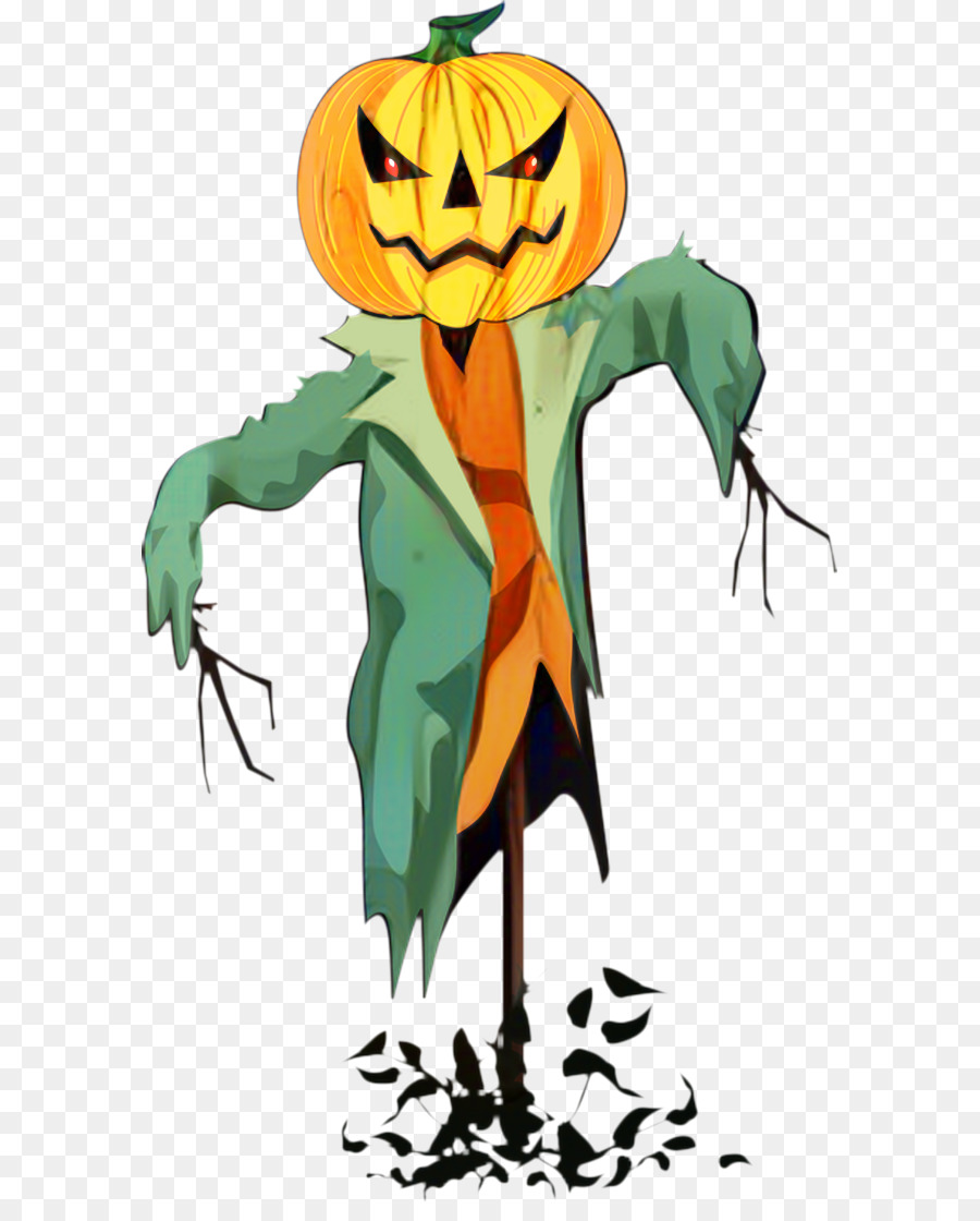 Épouvantail Citrouille，Halloween PNG